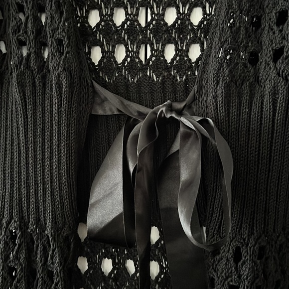 NWT black Tuzzi long jacket/cardigan - Picture 5 of 15